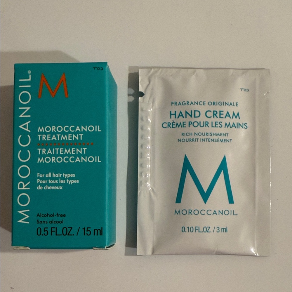 Moroccanoil Treatment and Hand Cream Duo Mini Size